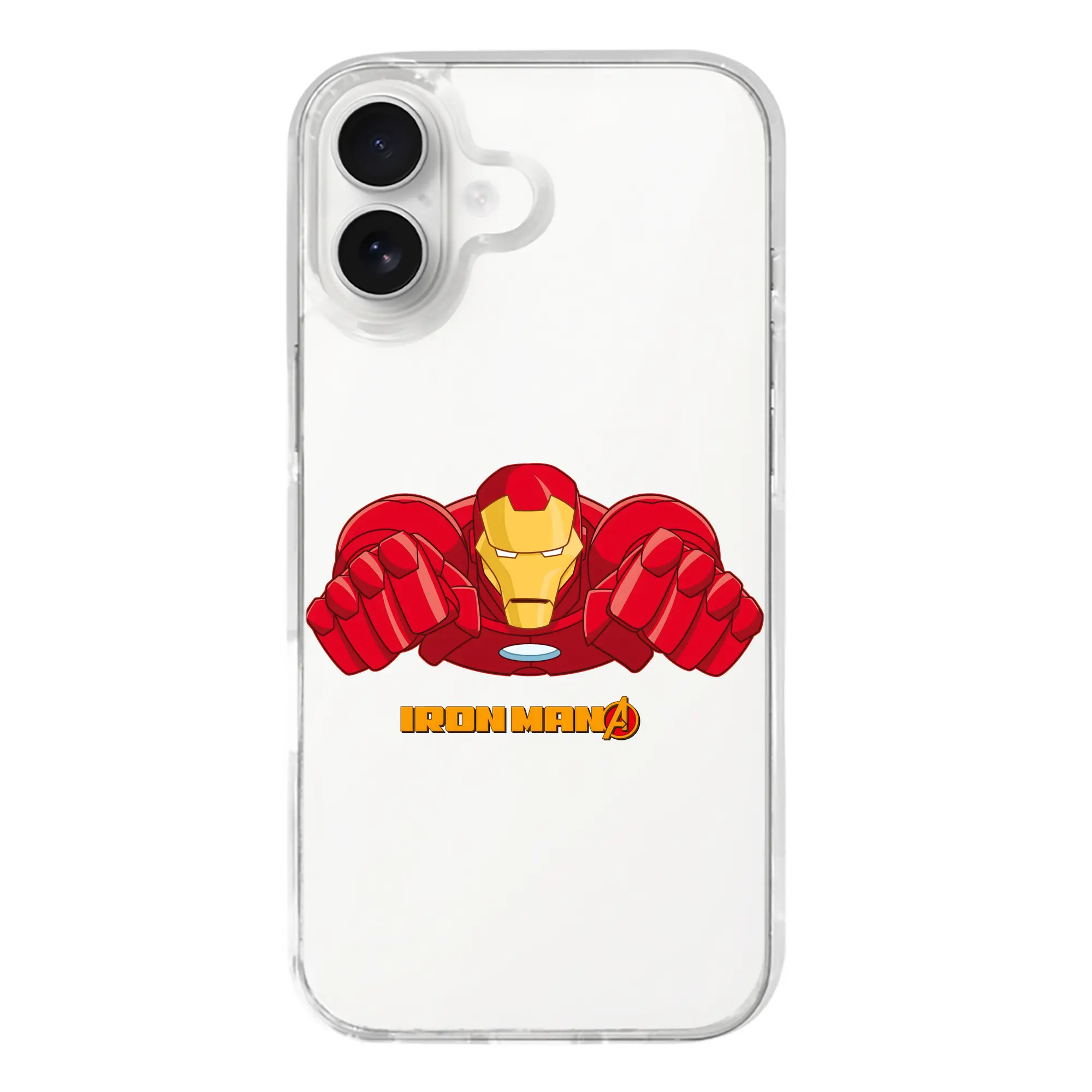 アベンジャーズ (Avenjāzu) グッズ アイアンマン（Iron Man） - iPhone 17シリーズ 透明スマホケース – 薄型・耐衝撃・精密フィット保護カバー